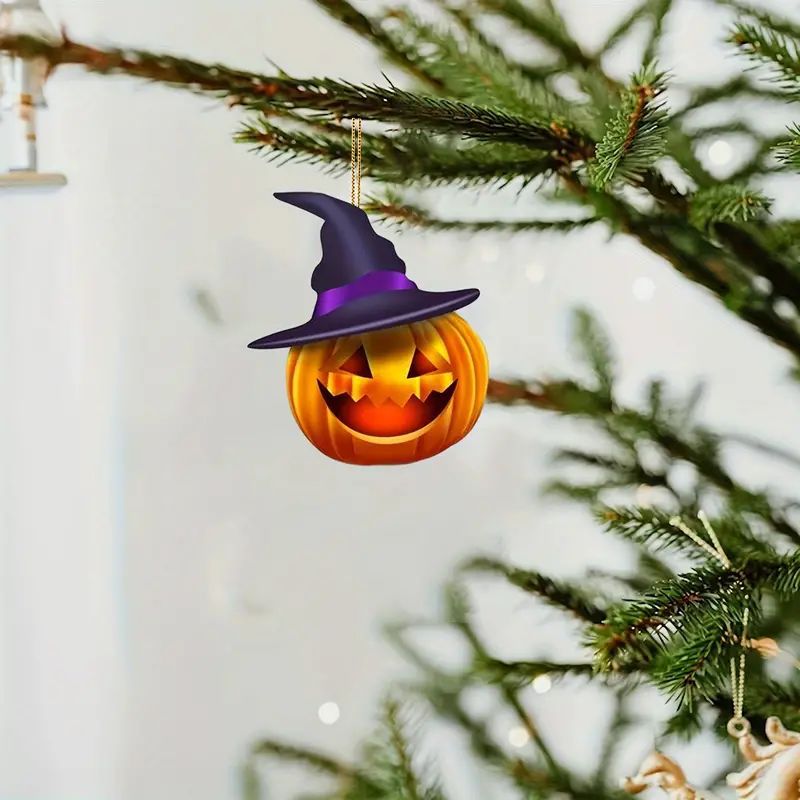 Halloween encantador calabaza colgante de vacaciones acrílico plano transfronterizo nuevo colgante interior colgante de fiesta colgante