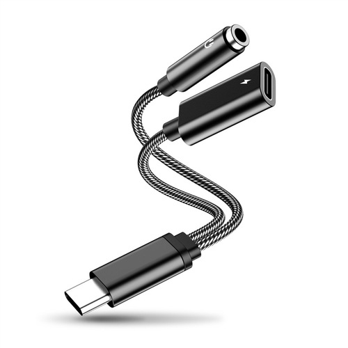 Type-C digital adapter 3.5mm headphone converter mobile phone tablet charging PD27W fast charging audio cable