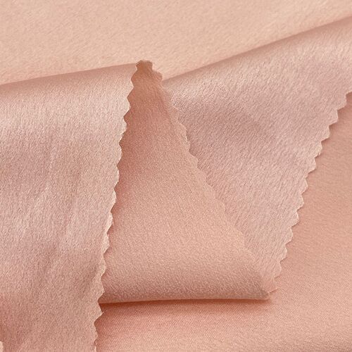 Cashmere 90g Snow Silk Chiffon Fabric with Crepe Pattern, Spring and Summer Satin and Silk Color Satin Blouses and Dresses