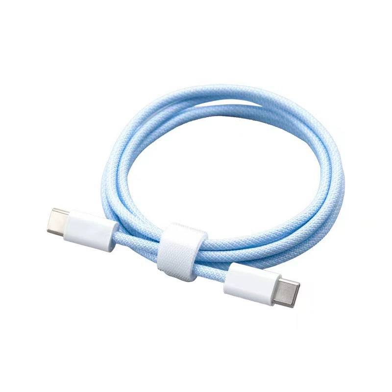 60W двойная головка PD быстрого заряда кабель совместим с Apple 15 кабель для макароносого плетения дата-кабель 15Pro оптом