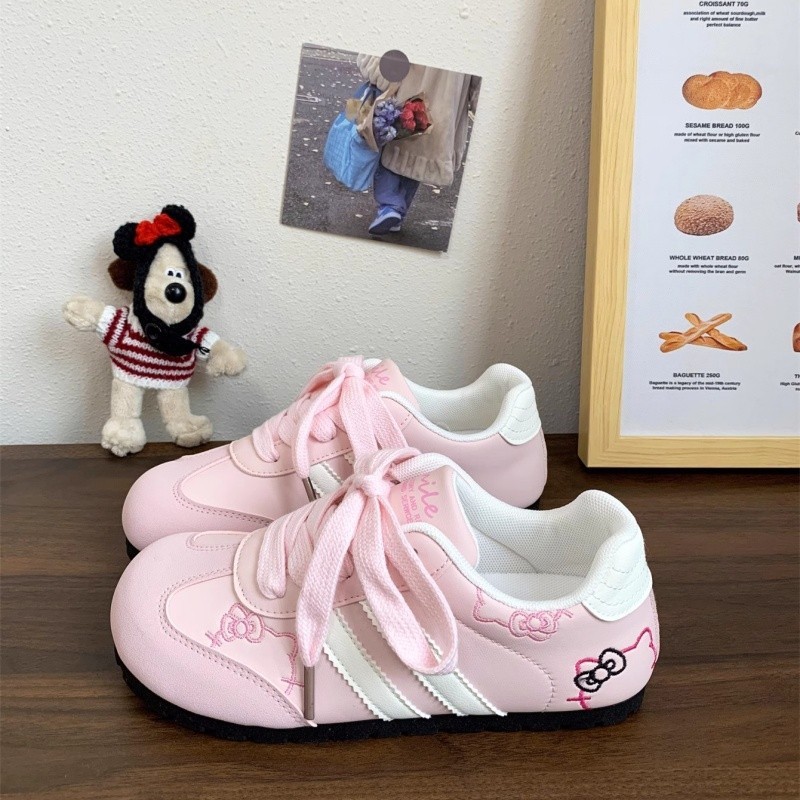 Hermosos zapatos blancos coreanos para niñas, zapatos de skate casuales para estudiantes, 2025 nuevos zapatos chic, zapatos deportivos