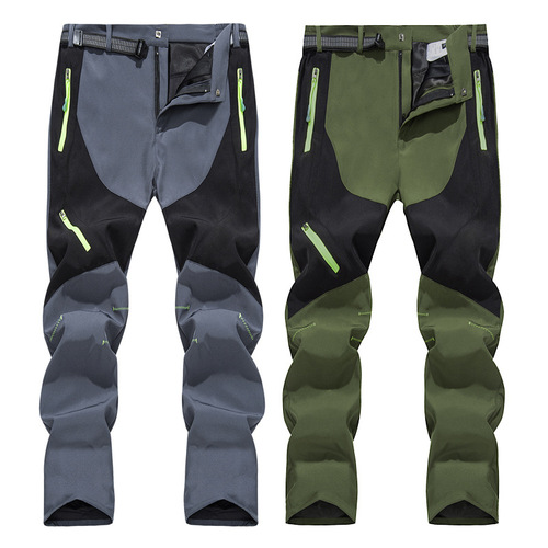 Outdoor clothing men's spring and autumn new breathable hiking and cycling mountaineering quick-drying trousers cross-border single-layer assault pants