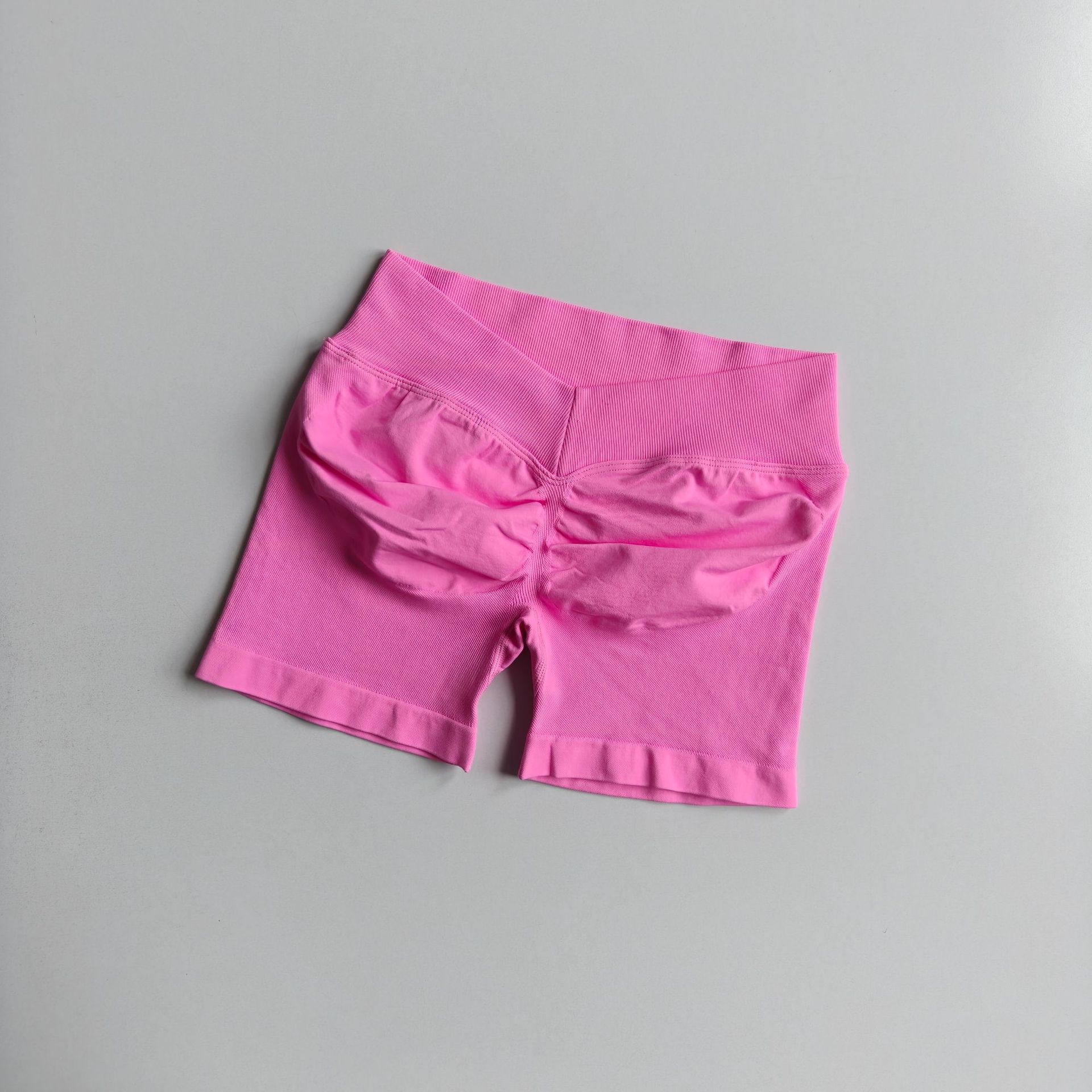 Amazon trasero V cintura alta elástica caderas abdominales sin costuras pantalones cortos panty sin costuras pantalones cortos mujeres image 17