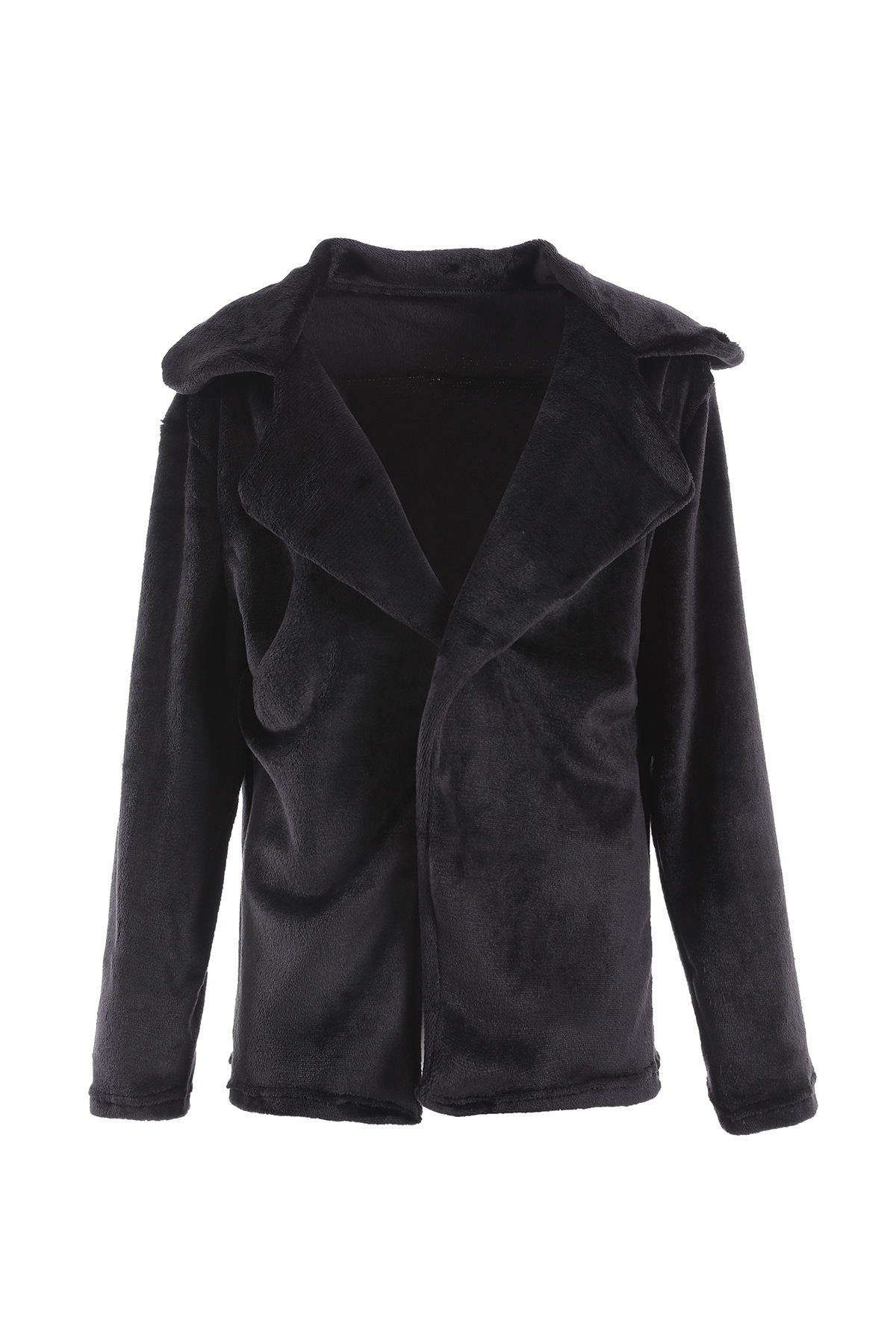 Women's Fur Coat For Winter Warm Plush Suit Collar Jacket_voghion.com