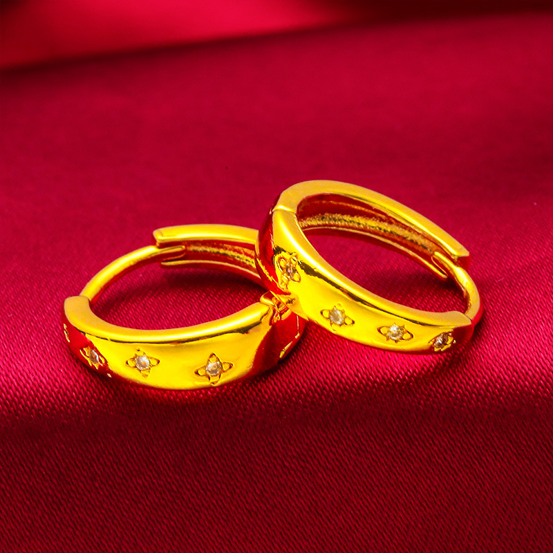 Unisex Jewelry Fashion Rhinestone earrings Jewelry earrings earrings streaming generation star earrings_voghion.com