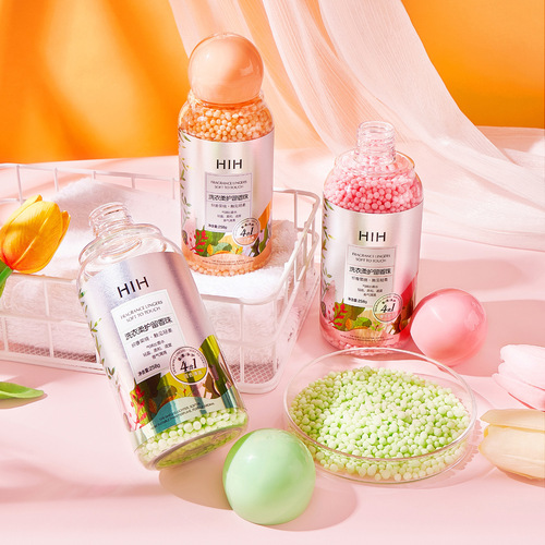 HIH laundry soft care fragrance beads long-lasting fragrance softener antistatic clothing color protection laundry fragrance beads wholesale