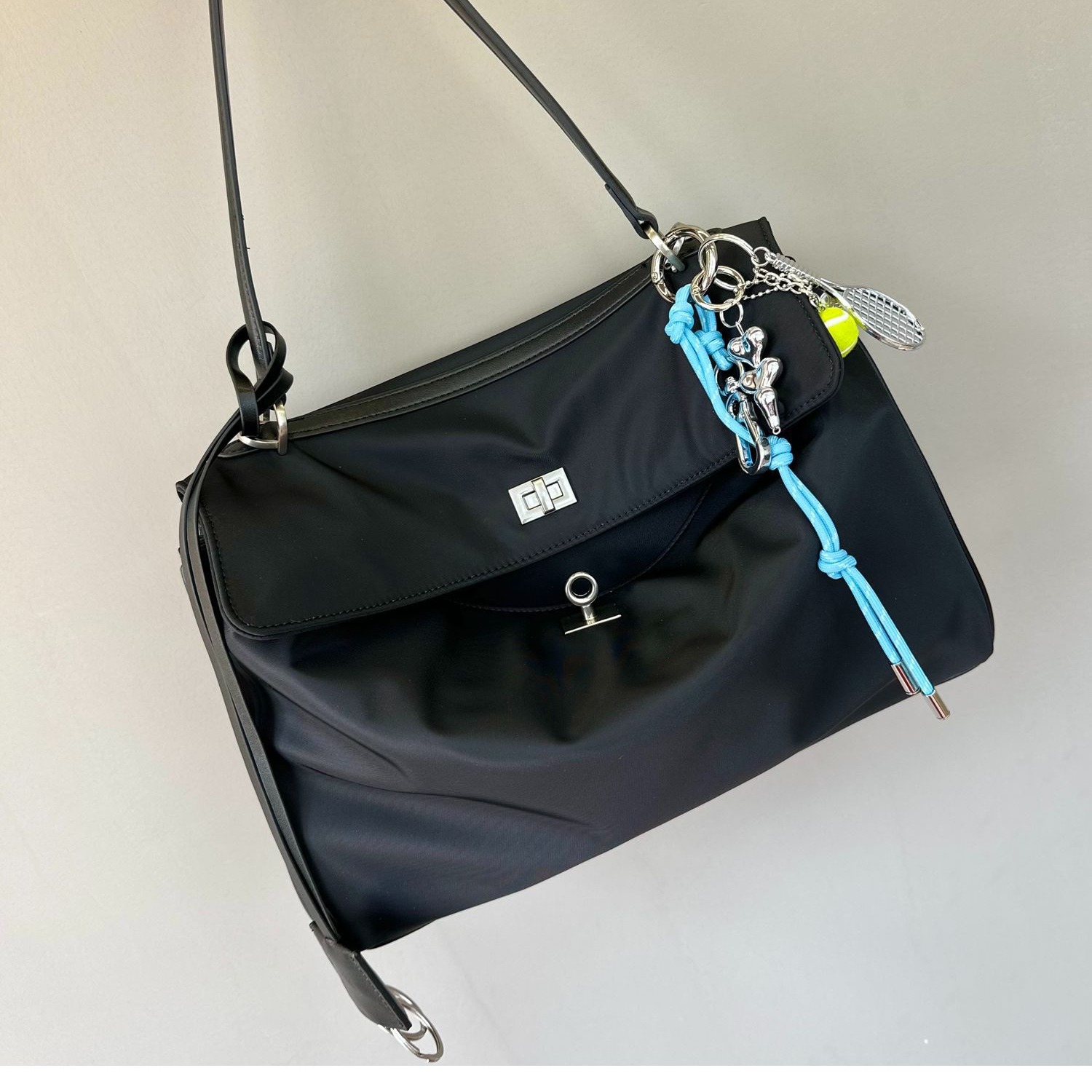 Bolsa de tela de nylon rodeo tote bolsa axila de cercanías de gran capacidad para mujeres bolsa de sentido superior conocimiento de embarque a mano hombro bolso Kelly