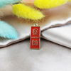 Text Wishes DIY Jewelry Accessories Good Luck Comem Comem Red Text Series Little Red Card Hand Rope Pendant