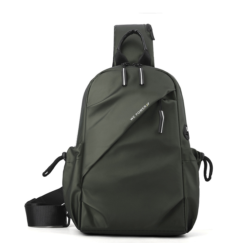 WEPOWER nuevo multifuncional a prueba de agua bolso de pecho bolso de hombro mochila deportiva casual bolso de hombro para hombres