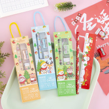 圣诞礼物小学生文具套装五件套幼儿园儿童生日礼物五合一铅笔套装