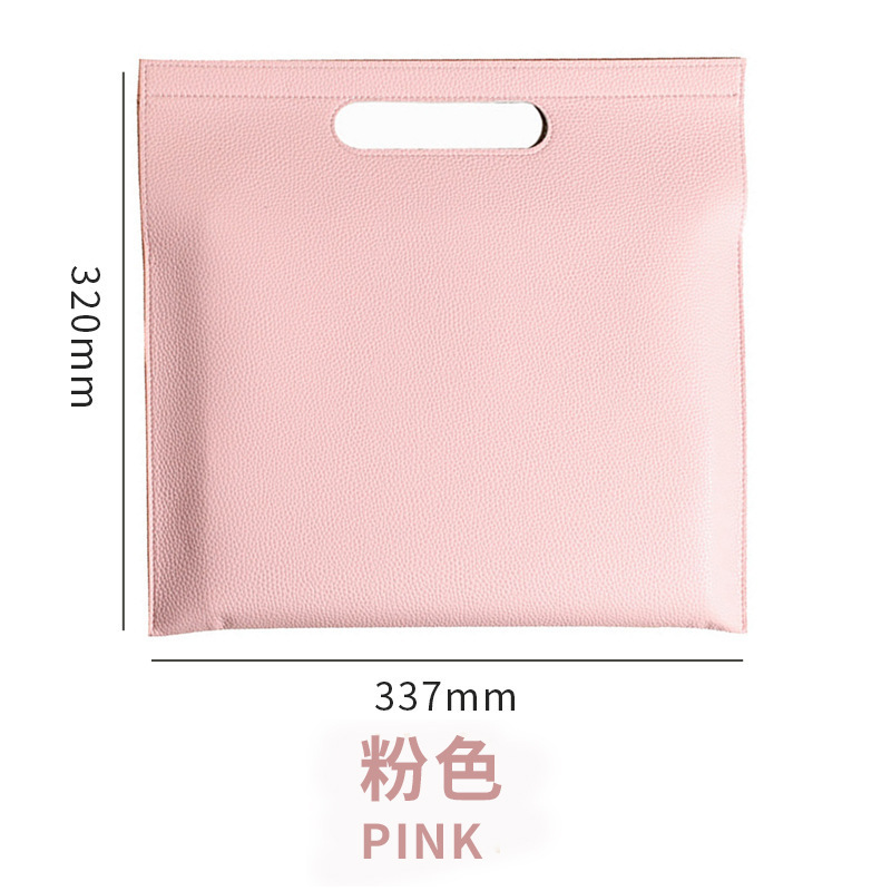 卸売 A4 レザー磁気バックルファイルバッグ大容量収納ファイルバッグ A5PU レザービジネスオフィス会議情報バッグ|undefined
