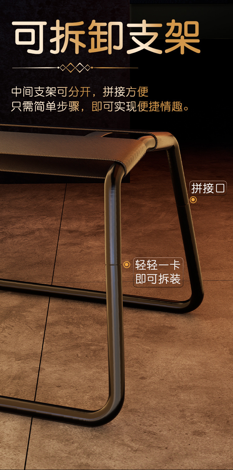 Jiuai Folding SM Sex Chair with Handcuffs Restraint Set for Couples — detail image 4