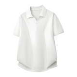 ZF8120-3D简约高智感老钱风短款海鸥领美式休闲针织短袖T恤，男装针织衫/毛衣，星座614