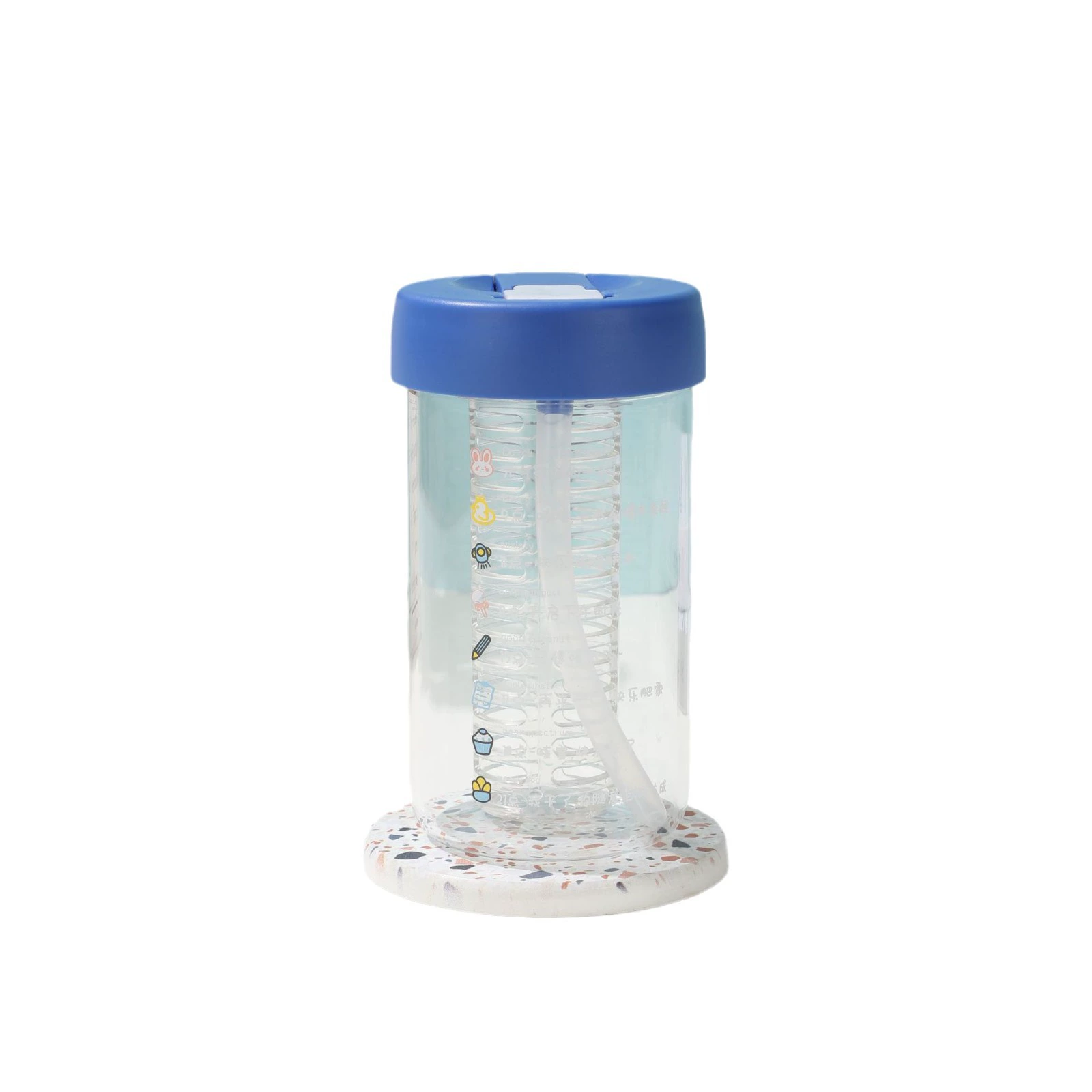 Flavored tea, tea cup, high quality handheld small straw with glass