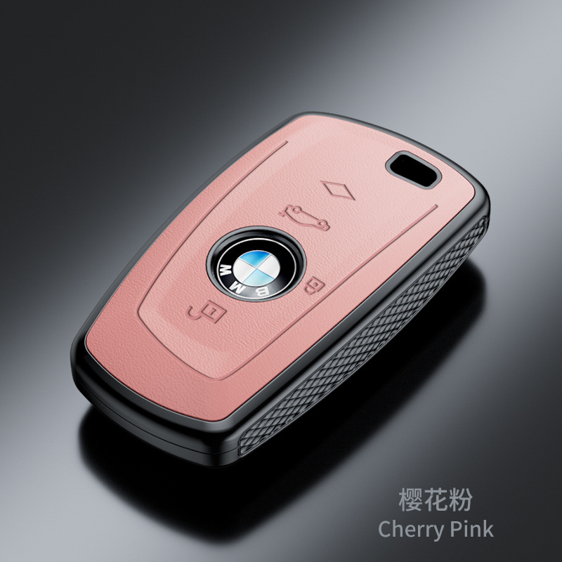 Suitable for New Bmw Key Cover X1/x2/x3/320li/5 Series/3 Series/7 Series/525li Nappa Pattern Fashion Case
