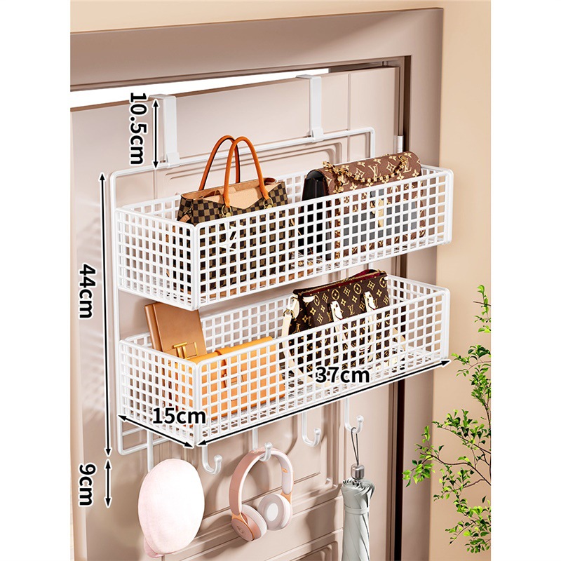 화이트 더블 레이어 대형(후크 포함)