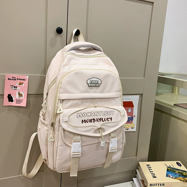 White backpack