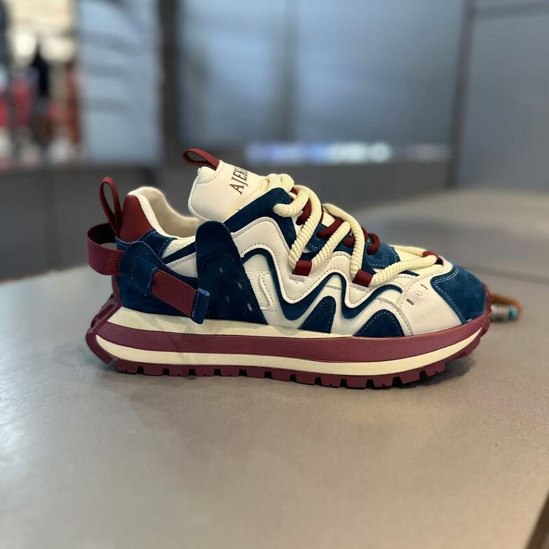 2025 New Spring Men's Shoes Trendy Fashion Thick Sole Sports Casual Shoes Increased Comfortable Torre Shoes Internet Celebrity Explosions 2025 New Spring Men's Shoes Trendy Fashion Thick Sole Sports Casual Shoes Increased Comfortable Torre Shoes Internet Celebrity Explosions