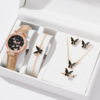 Fashionable swiss watch, belt, set, simple and elegant design
