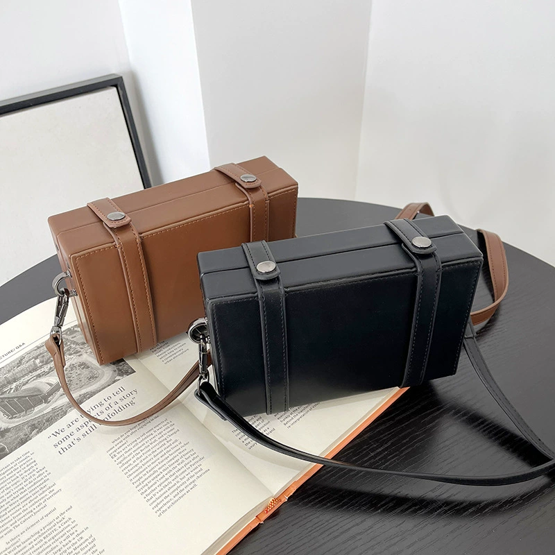 Box, trend one-shoulder bag, small bag, for beloved