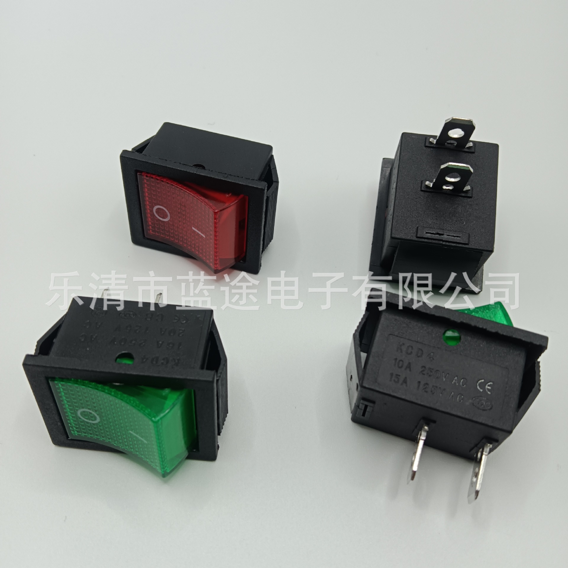 电动喷雾器防水电源开关农用打药机船型方开关电动喷雾器配件齐全