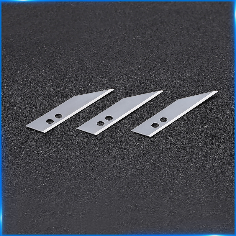 420J2开信器刀片0.4*9*40异形刀片开箱刀片薄型小尖口刀片加工