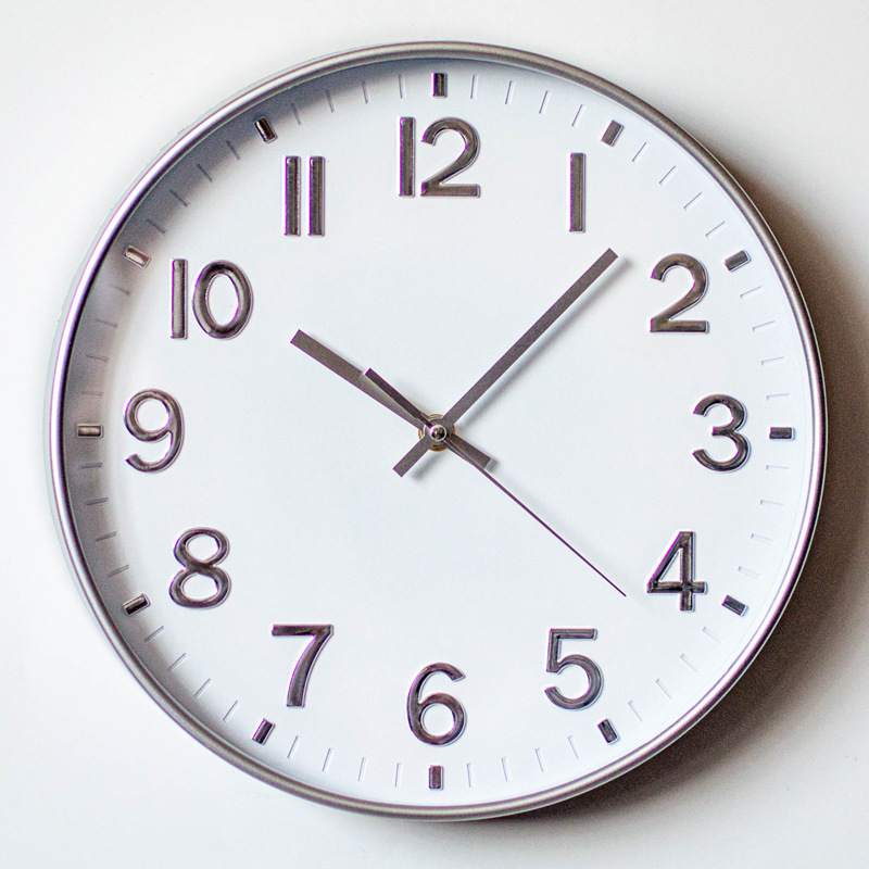 Reloj de pared para el hogar de 30CM Reloj para colgar en la pared Reloj para colgar en la sala de estar Reloj de pared Reloj creativo Reloj de cuarzo silencioso