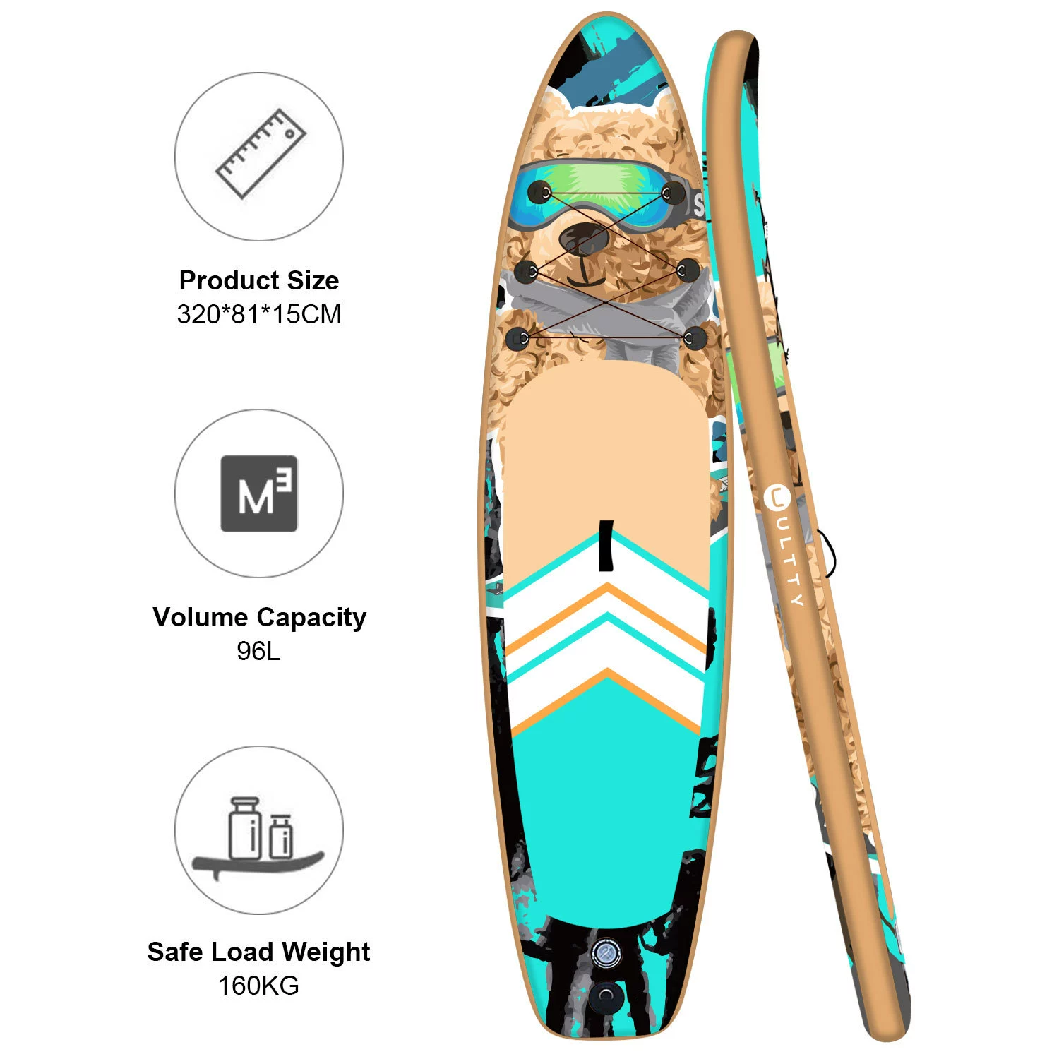 ULTTY Внешнеторговый кроссбордныйsup paddle board надувной доска для стоячего плавания взрослый водяной йога поддерживающая доска серфинг доска