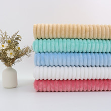 ks抽条法兰绒 条纹绒布 家纺玩具时装沙发靠垫抱枕面料厂家现货