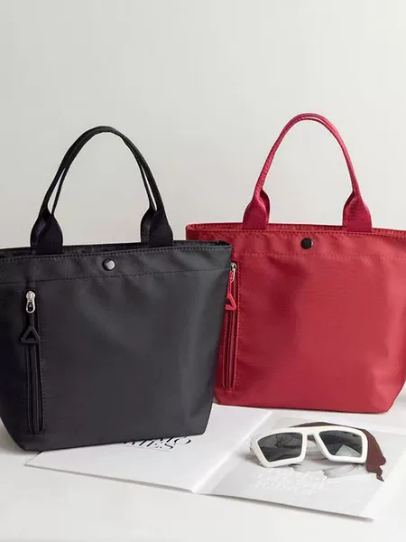 Waterproof Oxford Cloth Small Square Bag for Work Portable Fashionable Simple Solid Color Mobile Phone Coin Purse Casual Hand Bag Women's Bag
