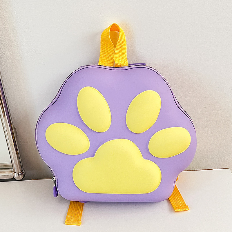 Bolsos infantiles 2024 otoño nuevo jardín de infantes de dibujos animados bolsas escolares garras pequeñas para niños y niñas cascas de huevo hombros