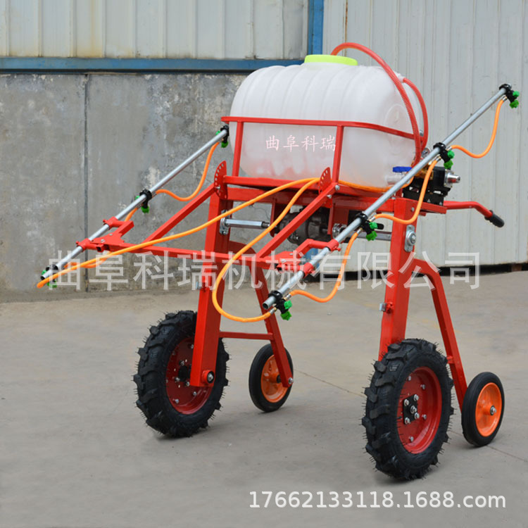 农用大棚菜地自走式喷药机 科瑞供应喷雾机 汽油柴油手扶式打药机