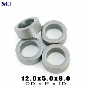 T12x5x8 professional supply various specifications of nickel zinc EMI anti-interference inductance magnetic ring