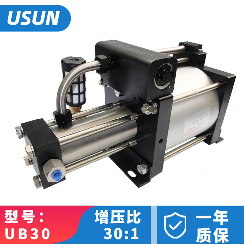 气动加压泵气体增压器20MPA 氮气气体增压阀气动增压