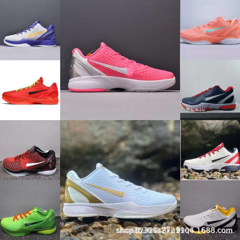 Putian Shoe Factory Cross-Border Kobe 6 Campus Practical Basketball Shoes Zoom Kobe 6 Men's and Women's Sports Shoes