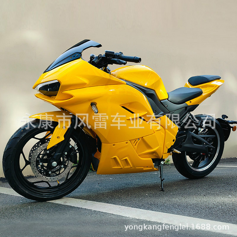 Motocicleta eléctrica Jiaolong Motor central Coche deportivo de alta potencia Coche de batería para adultos Fábrica de locomotoras de carreras de carretera image 3