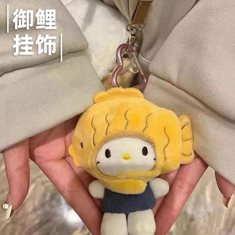 黒と白のラブバックル kt 人形ペンダント ジョングユと同じスタイルのかわいい人形ペンダント女の子ぬいぐるみ KT 猫キーホルダー|undefined