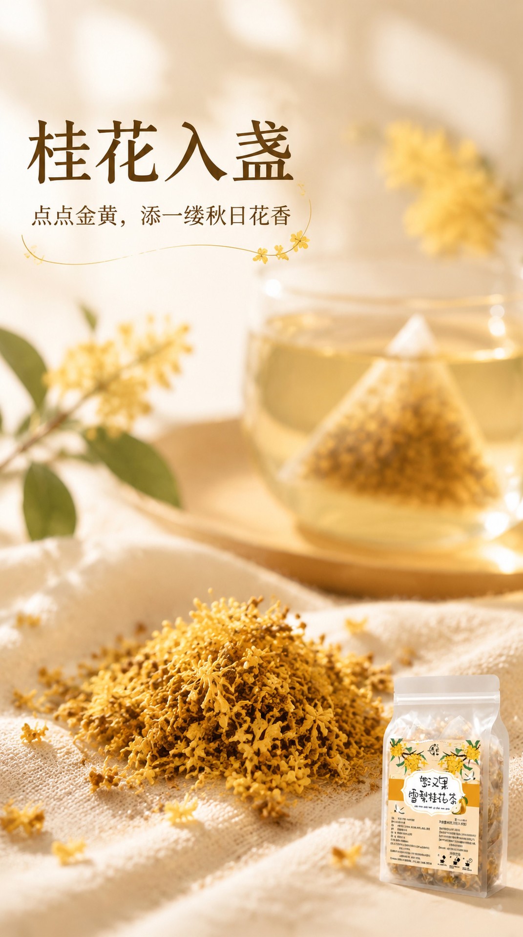 Luo Han Guo Snow Pear Osmanthus Tea Bags 3g x 20 Individually Wrapped Herbal Fruit Tea Blend key features