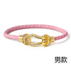 Trend bracelet, European style, micro incrustation, three colors, wholesale