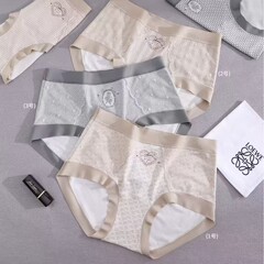 秋季新款螺纹莫代尔三角内裤女加长底裆高弹力女士内裤可盒装