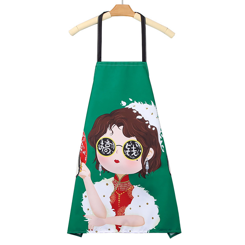 Lindo estilo coreano Internet celebridad hombres y mujeres moda cocinar cintura Delantal de mano borrable cocina del hogar ropa de trabajo a prueba de aceite impermeable
