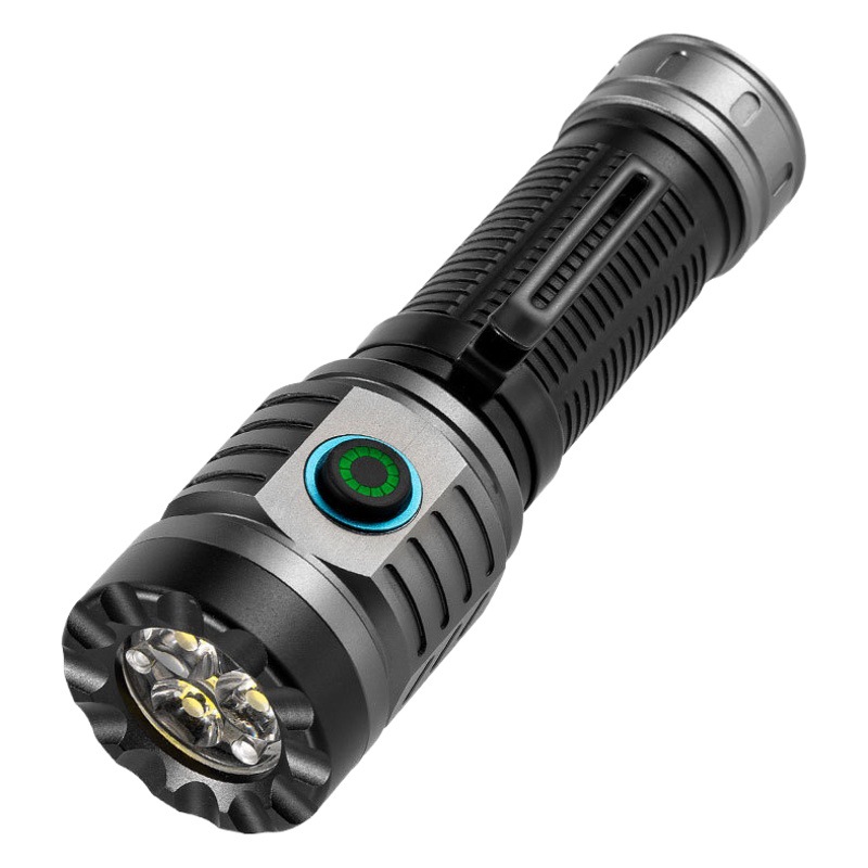 Cross-border linterna al aire libre aleación de aluminio impermeable al aire libre camping Luz Portátil clip de la pluma linterna eléctrica