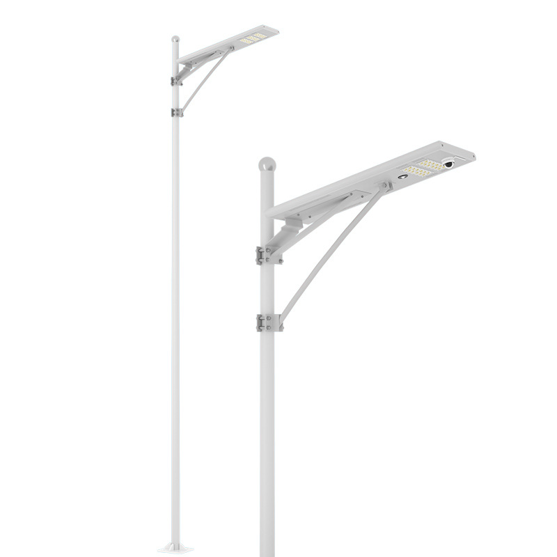 Lámpara de calle LED solar Comercio exterior exclusivo para la lámpara de calle solar integrada lámpara de calle plana clásica fábrica al por mayor