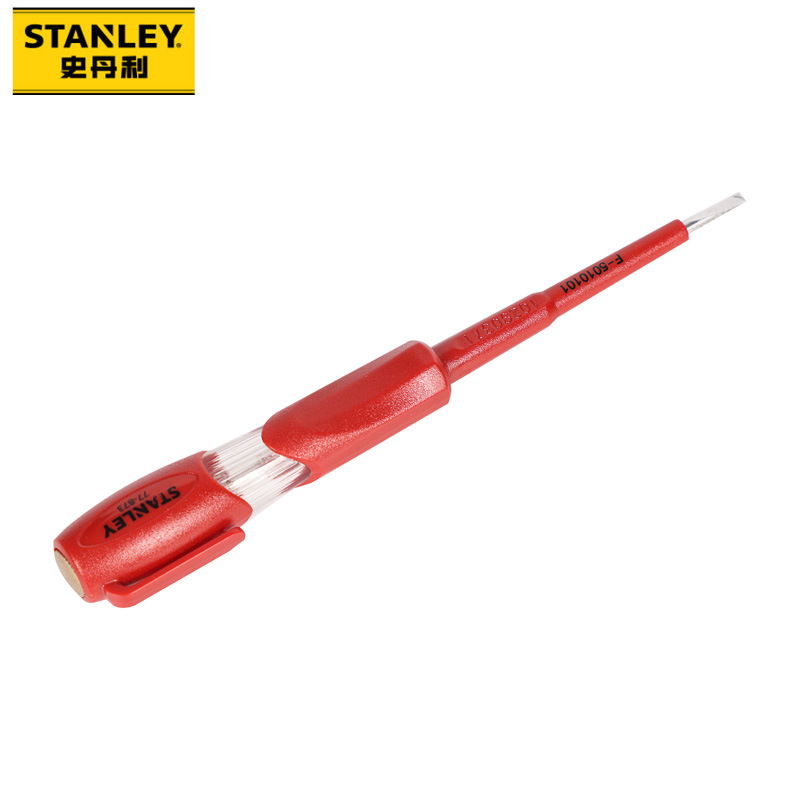 史丹利（STANLEY）VDE验电笔绝缘测电笔螺丝刀STMT77873-23B