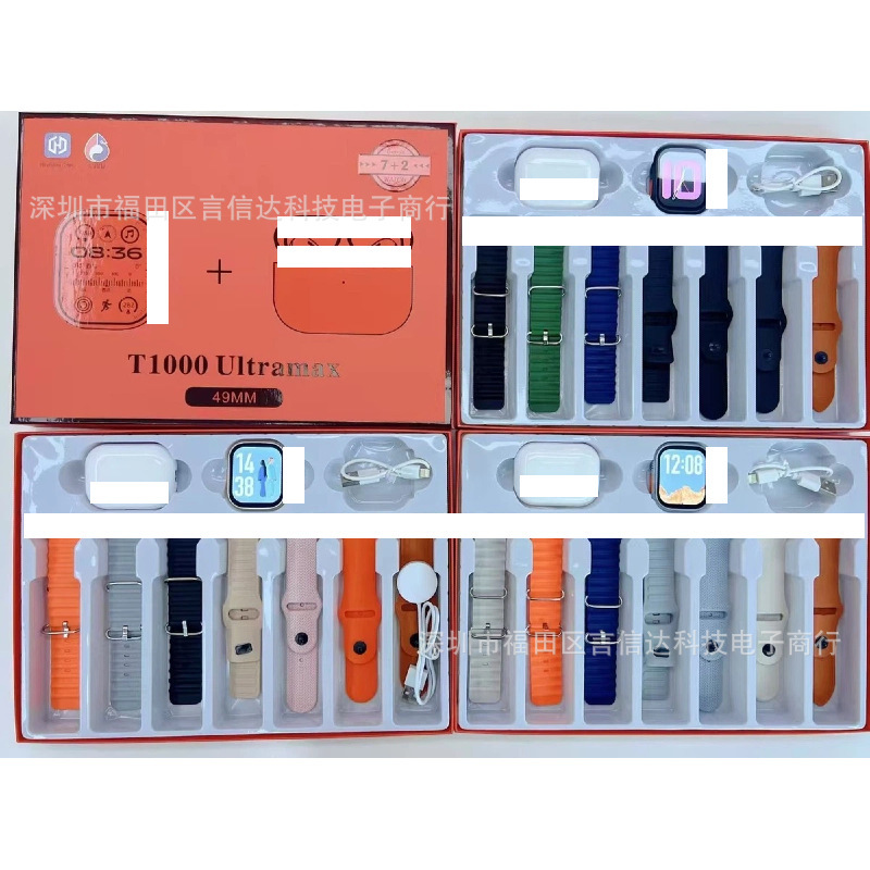 Manufacturer T1000 Ultra Max Smart Watch Heart Rate Pedometer Call Health Bluetooth Sports Tws Headset Manufacturer T1000 Ultra Max Smart Watch Heart Rate Pedometer Call Health Bluetooth Sports Tws Headset