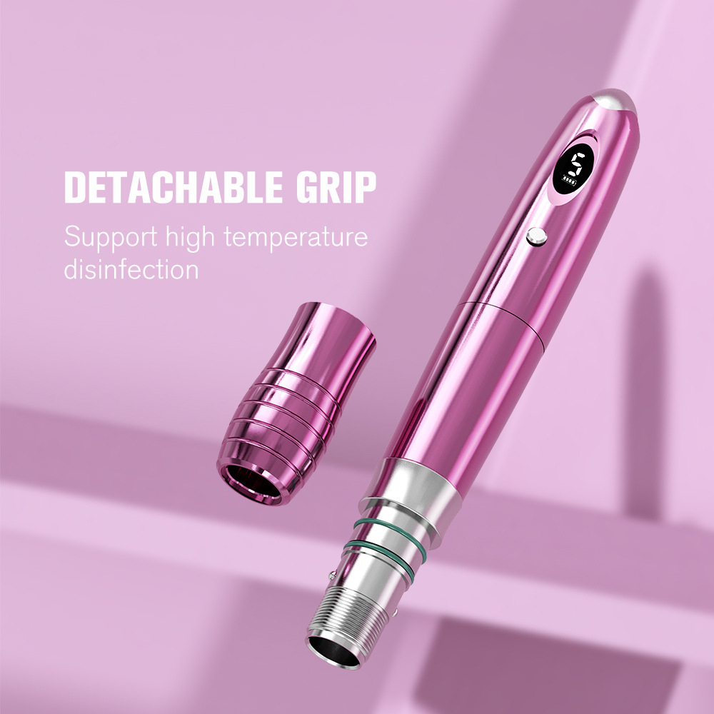 Máquina de bordado inalámbrica de doble batería, pluma de bordado ligera y silenciosa, máquina de bordado de motor, herramienta de bordado transfronteriza