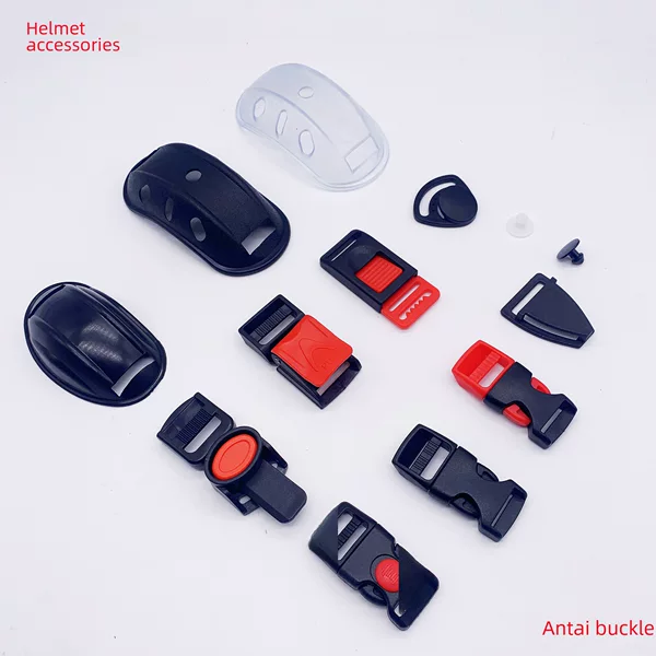Plastic Motorcycle Helmet Jumper Electric Car Helmet Buckle Protective Buckle Accessories Cap Nail Buckle Protective Buckle