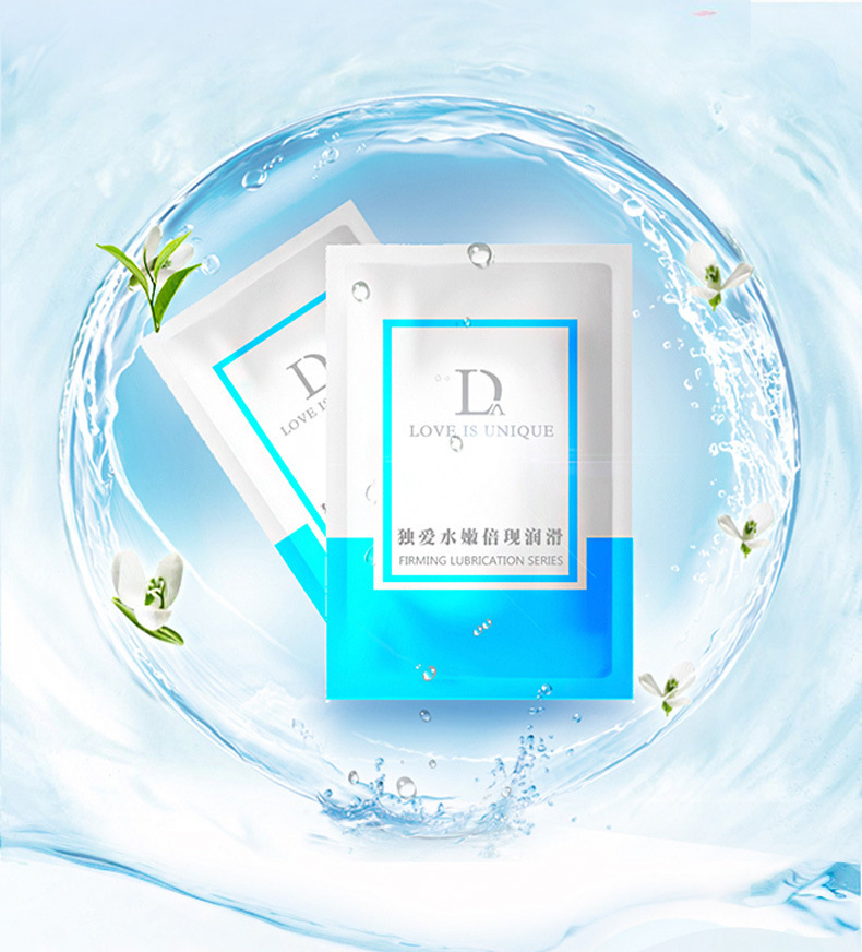 Duai Water-Soluble Personal Lubricant 8ml Single Pack, Clear, Adult External Use — detail image 3