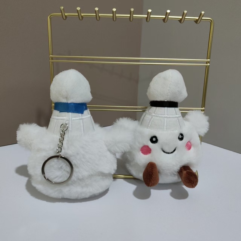 ネットの赤いかわいい萌えバドミントンの小さいペンダントのぬいぐるみの漫画のカバンのペンダントのキーホルダーの人形|undefined