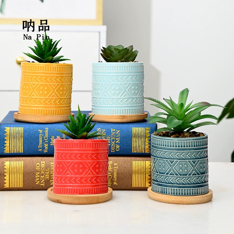 Nupin Внешняя торговля Экспорт рельеф прямой мясистый небольшой цветочный горшок трансграничный рынок для новых продуктов на полках прямые продажи с фабрики